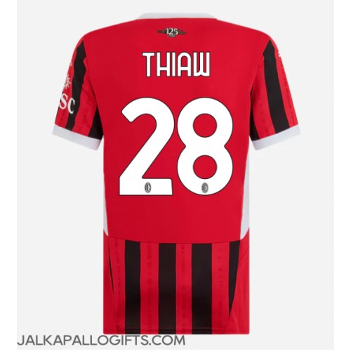 AC Milan Malick Thiaw #28 Kotipaita Naiset 2024-25 Lyhythihainen